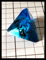 Dice : Dice - DM Collection - Armory Blue Transparent 2nd Generation D4 1st Generation - Ebay Feb 2014